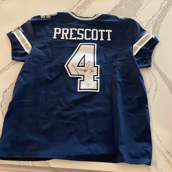 NFL Other - Dak Prescott autographed “on field” Nike Jersey